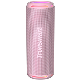 Портативная колонка Tronsmart T7 Lite с защитой от воды, подсветкой и поддержкой MicroSD розовая