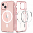 Чехол для iPhone 13 mini гибридный Spigen Ultra Hybrid MagSafe прозрачно-розовый