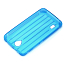 Чехол для Huawei Y635 силиконовый GreenGo Cover Line прозрачный голубой