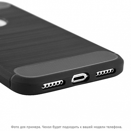 Чехол для Xiaomi Redmi Note 7 гелевый GreenGo Simple черный