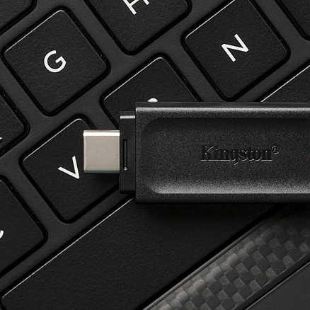 Флешка Kingston DataTraveler 70 128GB Type-C черная