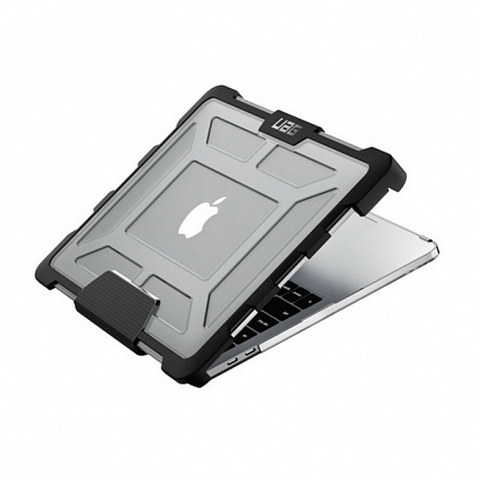 Чехол для Apple MacBook Pro 13 Touch Bar A1706, A1989, A2159 гибридный для экстремальной защиты Urban Armor Gear UAG прозрачно-черный