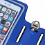 Чехол универсальный для телефона до 6 дюймов спортивный наручный GreenGo Premium синий