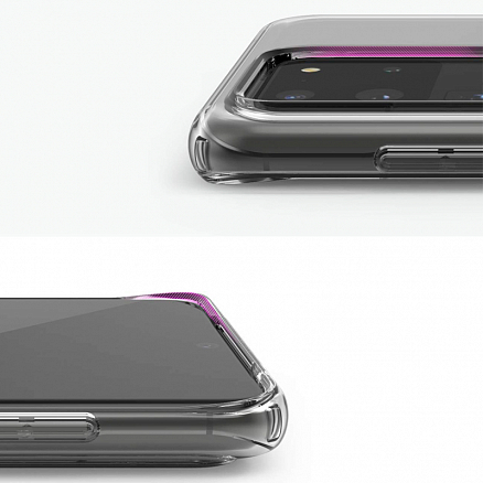 Чехол для Samsung Galaxy S20 Ultra гелевый ультратонкий Ringke Air прозрачный
