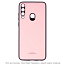 Чехол для Huawei P smart 2021 силиконовый CASE Glassy розовый