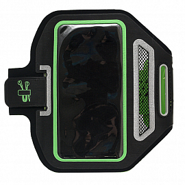 Чехол универсальный для телефона до 4.7 дюйма спортивный наручный Rebeltec Active A47 черно-зеленый