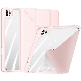 Чехол для iPad Pro 11 2020, 2021, 2022 гибридный - книжка Dux Ducis Magi розовый