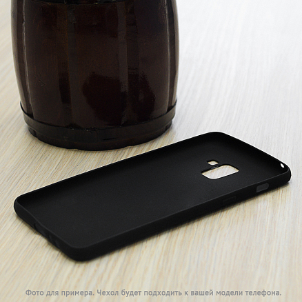 Чехол для Samsung Galaxy J4+ гелевый CN черный