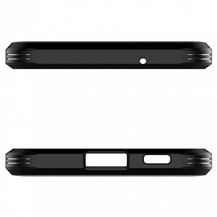 Чехол для Samsung Galaxy S21 FE гибридный для экстремальной защиты Spigen Tough Armor черный