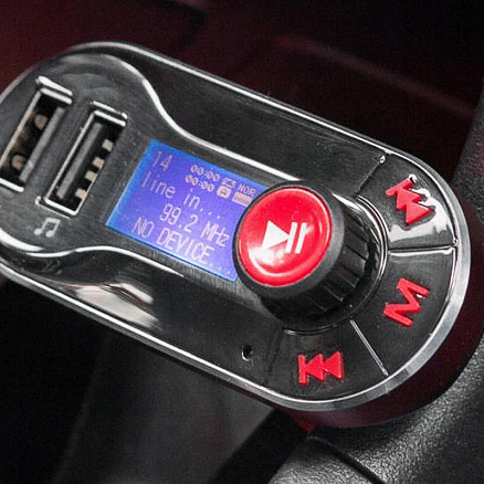 FM модулятор (трансмиттер) автомобильный Ritmix FMT-A780 с зарядкой USB (2.1А) и пультом