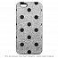 Чехол для iPhone 6, 6S силиконовый GreenGo Dots черно-серый