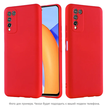 Чехол для Huawei P smart 2021 силиконовый CASE Cheap Liquid красный