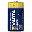 Батарейка LR14 Alkaline (бочка маленькая C) Varta Longlife упаковка 2 шт.