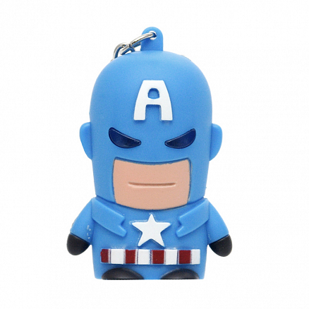 Брелок-фонарик для ключей Cartoon Капитан Америка