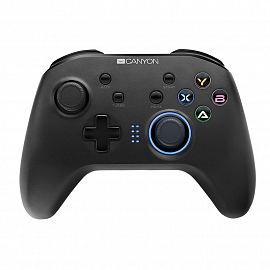 Джойстик (геймпад) для Sony PlayStation 3, Nintendo Switch, Android и ПК 16 кнопок 2 вибромотора Canyon GP-W3 черный
