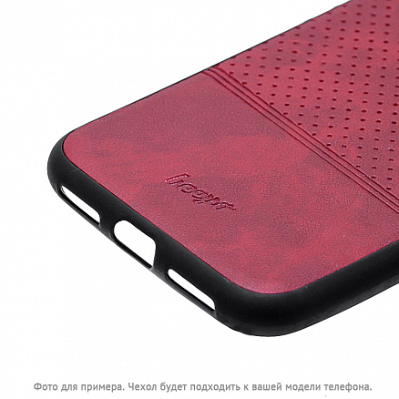 Чехол для Huawei P Smart гибридный Beeyo Premium бордовый