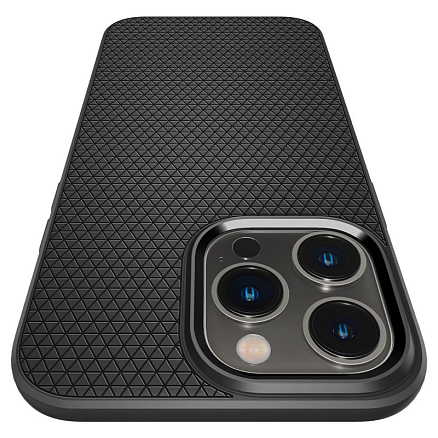 Чехол для iPhone 14 Pro гелевый Spigen Liquid Air матовый черный