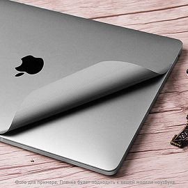 Набор защитных пленок 5-в-1 для Apple MacBook Air 13 (2018-2019) A1932 Mocoll Black Diamond серый металлик