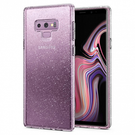 Чехол для Samsung Galaxy Note 9 N960 гелевый с блестками Spigen SGP Liquid Crystal Glitter прозрачный
