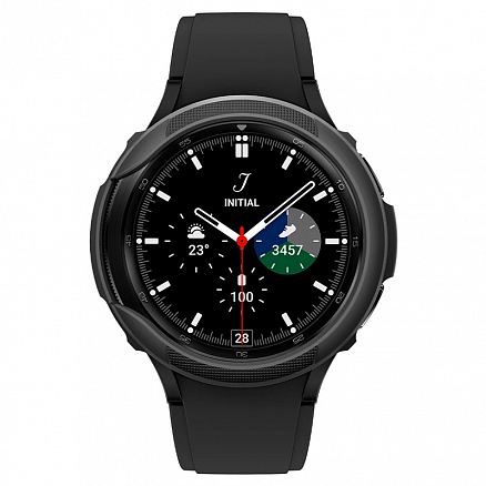 Чехол для Samsung Galaxy Watch 4 Classic 46 мм гелевый Spigen SGP Liquid Air черный