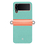 Чехол для Samsung Galaxy Z Flip 4 Spigen Compoty оранжево-зеленый