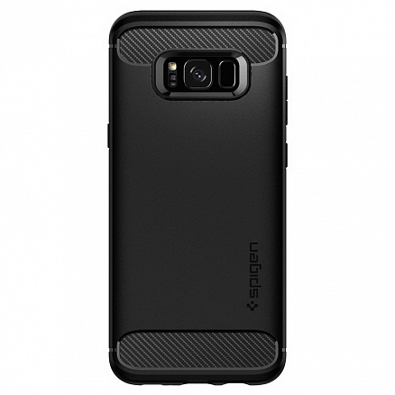 Чехол для Samsung Galaxy S8 G950F гелевый Spigen SGP Rugged Armor черный