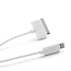 Кабель Apple 30-pin - MicroUSB для зарядки Apple от устройств с MicroUSB