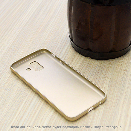Чехол для Samsung Galaxy S9 гелевый CN золотистый