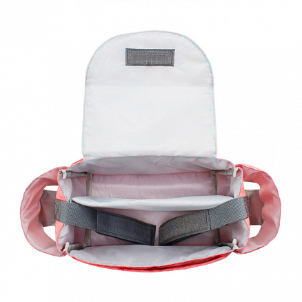 Сумка на коляску Ankommling LD47 серо-розовая