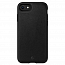 Чехол для iPhone 7, 8, SE 2020, SE 2022 гибридный с кожей Spigen Сyrill Leather Brick черный