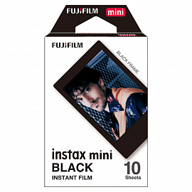 Картридж с фотопленкой для Fujifilm Instax Mini Black Frame 10 снимков