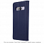 Чехол для Samsung Galaxy A02s из натуральной кожи - книжка GreenGo Smart Pro темно-синий