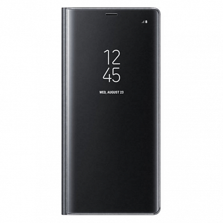 Чехол для Samsung Galaxy Note 8 книжка оригинальный Clear View Cover EF-ZN950CBEG черный
