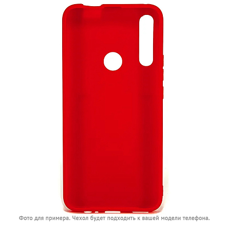 Чехол для Huawei Y5 (2019) силиконовый CASE Matte красный