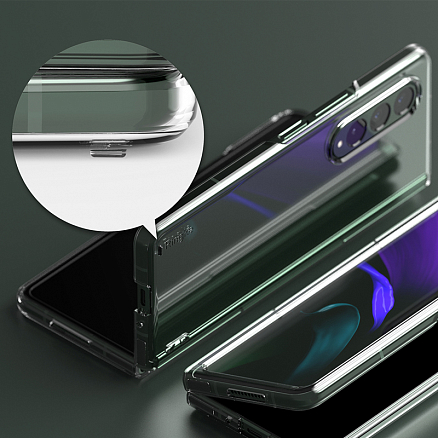 Чехол для Samsung Galaxy Z Fold 3 ультратонкий пластиковый Ringke Slim прозрачный