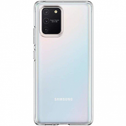 Чехол для Samsung Galaxy S10 Lite G770 гелевый ультратонкий Spigen SGP Liquid Crystal прозрачный