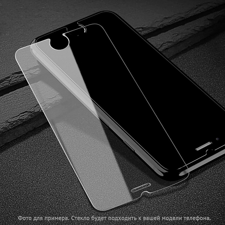Защитное стекло для iPhone 5, 5S, SE на экран противоударное Mocoll Black Diamond 2.5D прозрачное