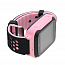 Детские умные часы с GPS трекером, камерой и Wi-Fi Smart Baby Watch GW11 черно-розовые