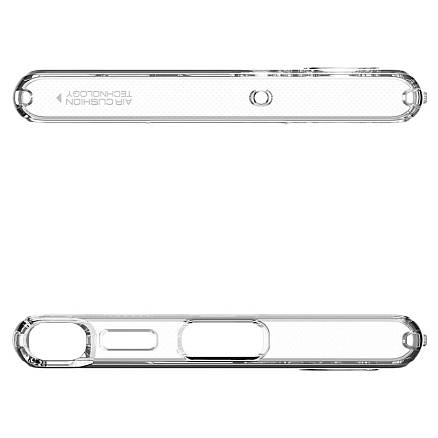 Чехол для Samsung Galaxy S22 Ultra гелевый ультратонкий Spigen SGP Liquid Crystal прозрачный