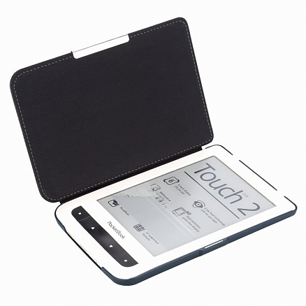 Чехол для PocketBook 632, 616, Touch Lux 4 627 кожаный Nova-06 Original темно-синий