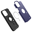 Чехол для iPhone 14 Pro Max гибридный для экстремальной защиты Spigen Tough Armor MagSafe темно-фиолетовый