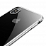 Чехол для iPhone X, XS магнитный Baseus Magnetite серебристый