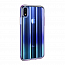 Чехол для iPhone XR пластиковый тонкий Baseus Aurora синий 