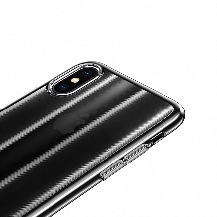 Чехол для iPhone XS Max пластиковый тонкий Baseus Aurora черный 