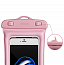 Водонепроницаемый чехол для телефона до 6 дюймов Usams YD007 розовый