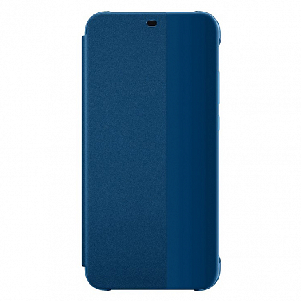 Чехол для Huawei P20 Lite, Nova 3e книжка оригинальный Smart View Flip Cover синий