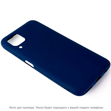 Чехол для Huawei P smart 2021 силиконовый CASE Matte синий