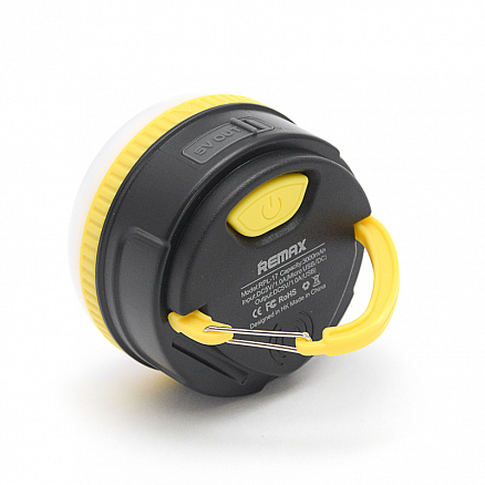 Внешний аккумулятор Remax YE туристический с фонарем 3000мАч (1А) желтый