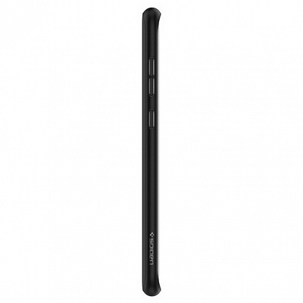 Чехол для Samsung Galaxy S8+ G955F гелевый ультратонкий Spigen SGP Liquid Crystal черный матовый