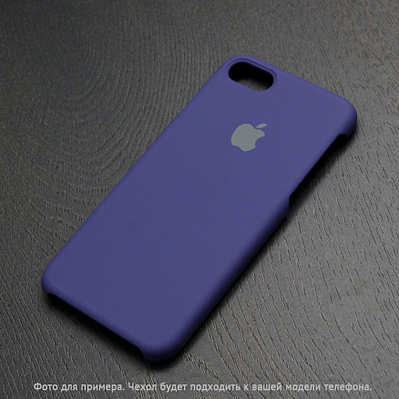 Чехол для iPhone 7 Plus, 8 Plus пластиковый Soft-touch фиолетовый